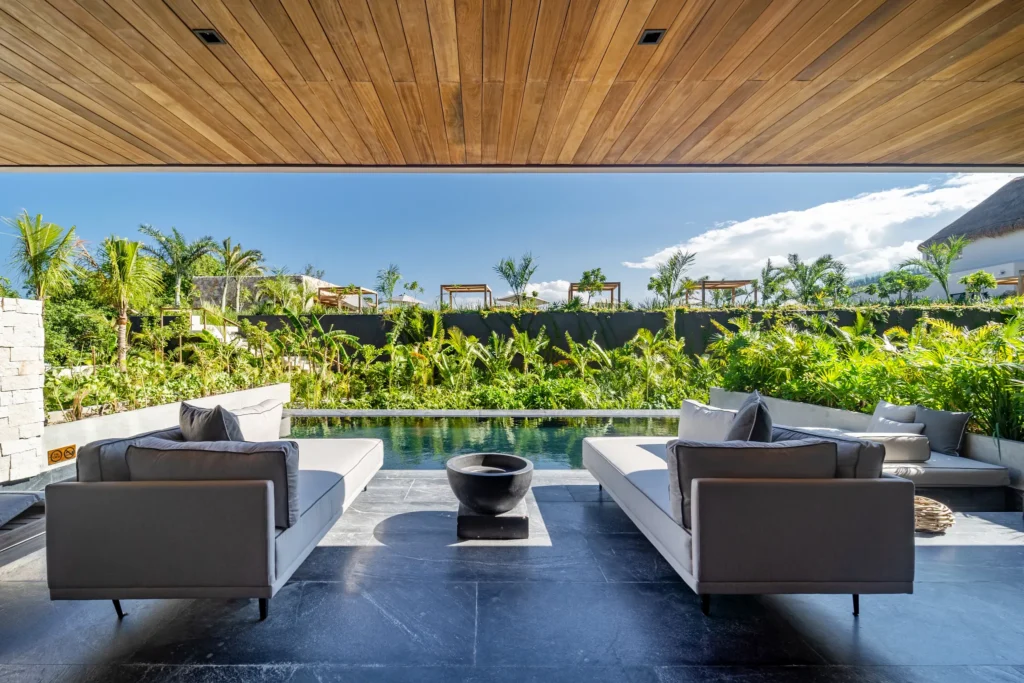 Master Suite Swimout Tropical View terrace with private pool at Impression Moxché by Secrets.