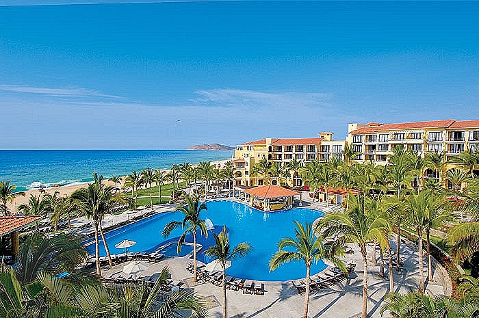 Dreams Puerto Los Cabos family-friendly all-inclusive resort with pools and beachfront setting in Baja California.