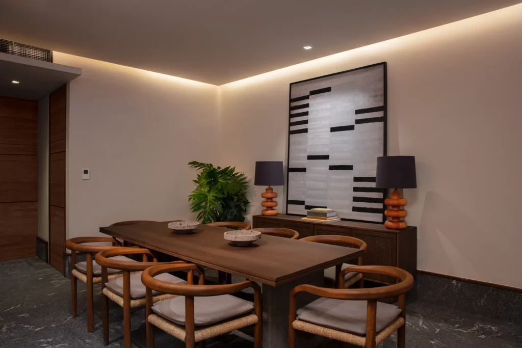 Preferred Club Master Suite Oceanfront private dining area at Secrets Moxché Playa del Carmen.