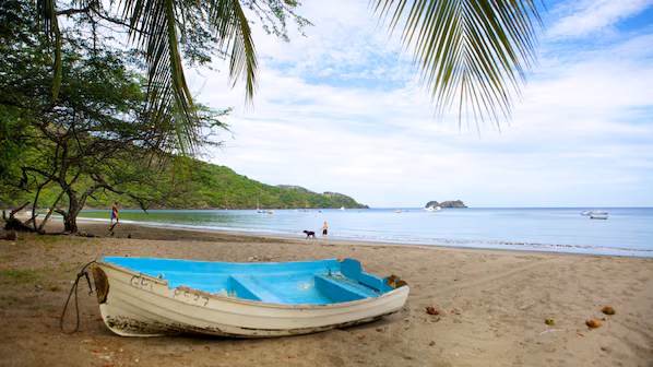Playa Hermosa near Secrets Papagayo Costa Rica with calm waters and tropical beach scenery in Guanacaste