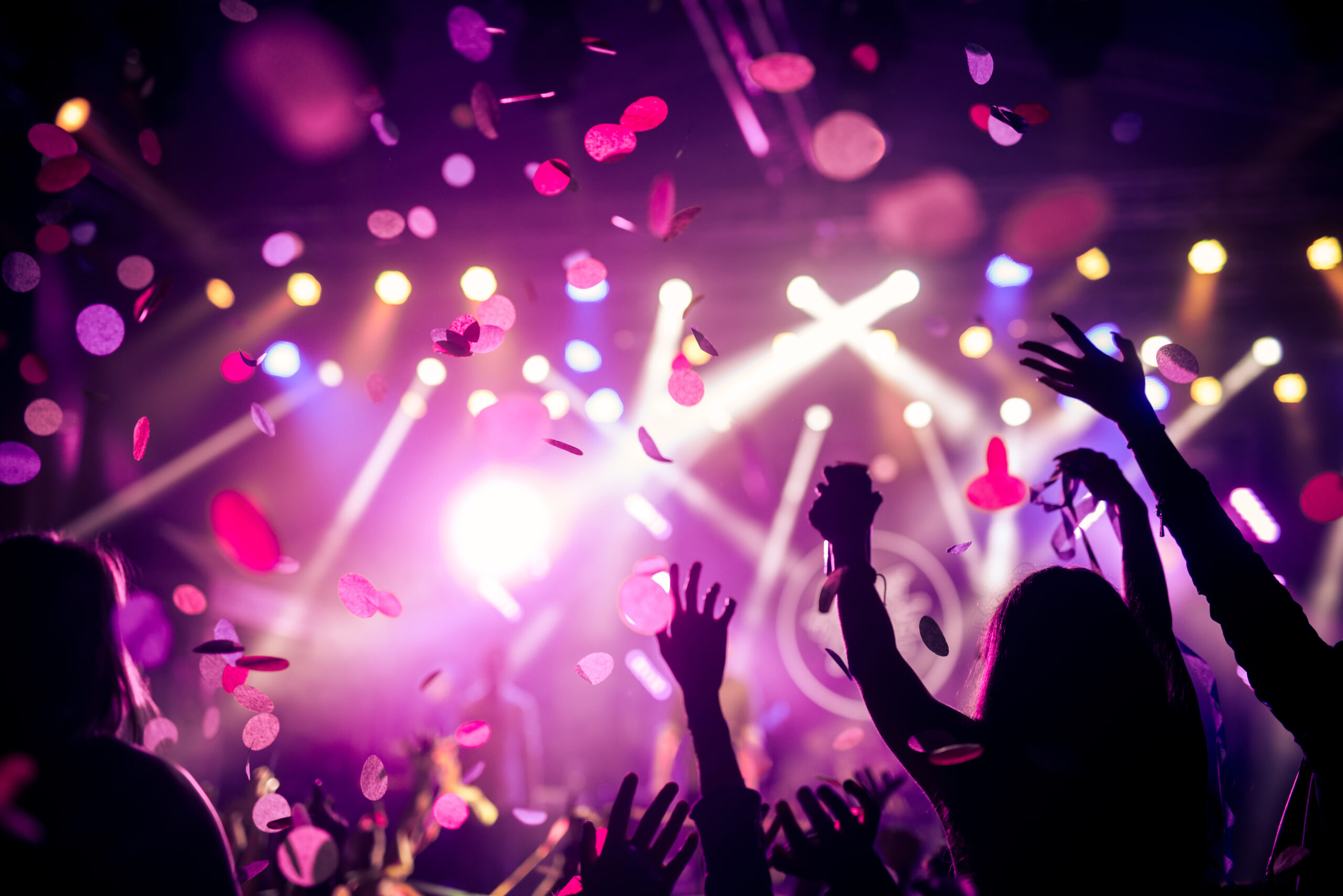 Confetti and party