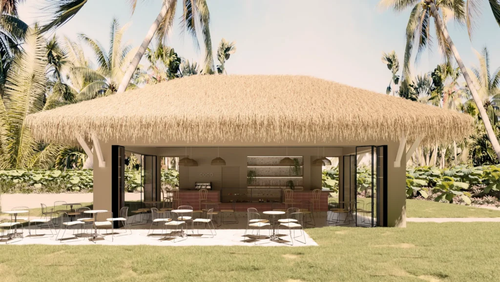Coco Café at Secrets Playa Esmeralda Resort & Spa featuring a cozy coffee shop atmosphere with premium coffee, pastries, and light snacks.