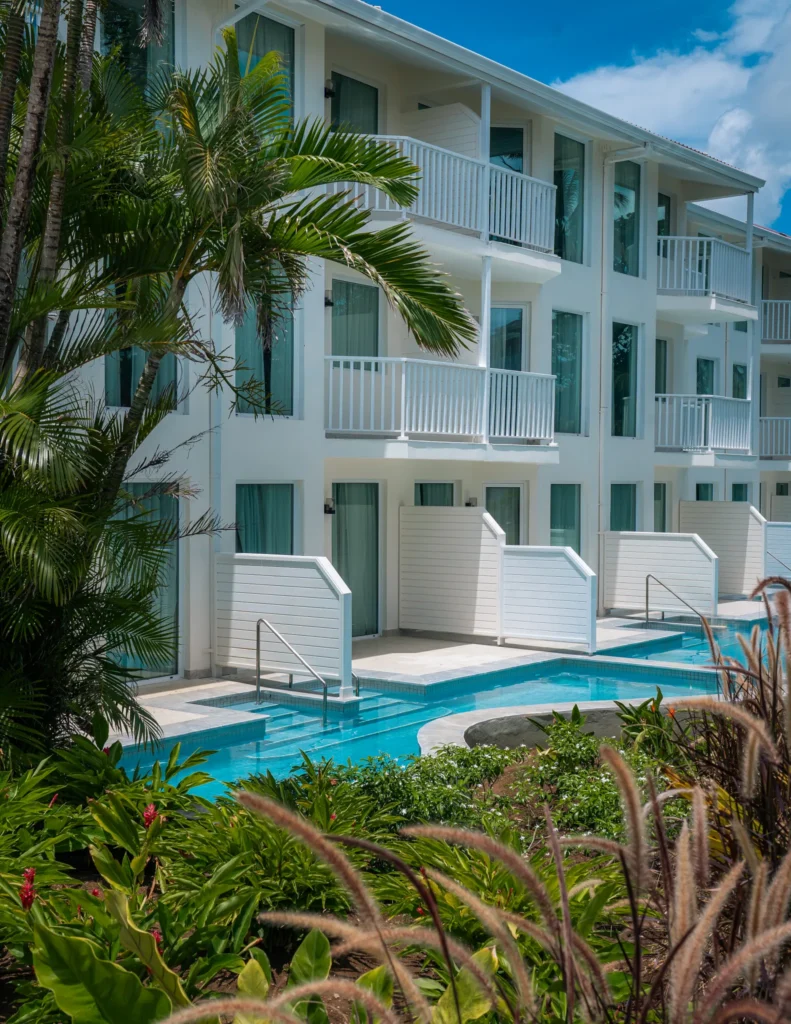 Deluxe Swim Out rooms with direct pool access and private terraces at Secrets St. Lucia Resort & Spa.