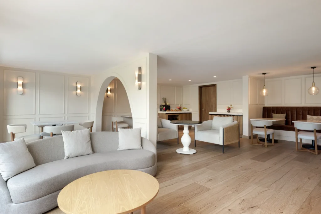 Preferred Club Lounge Bar at Secrets St. Lucia Resort & Spa featuring an exclusive indoor lounge with premium drinks for Preferred Club guests.