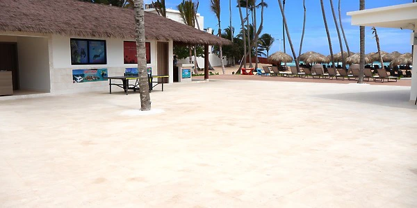 Breeze Terrace wedding venue at Secrets Tides Punta Cana with ocean view cocktail setup
