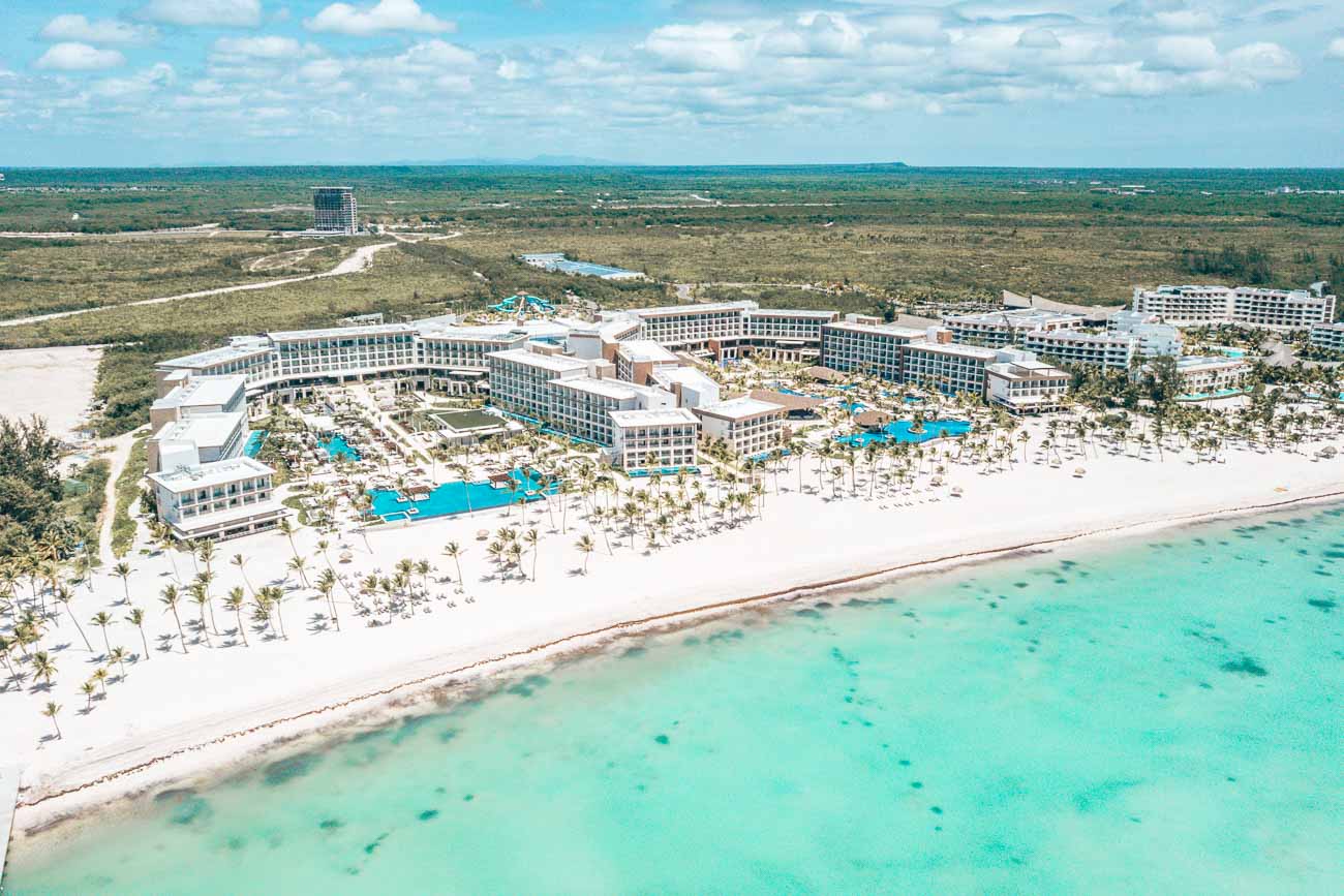 Hyatt Zilara Cap Cana adults-only all-inclusive resort with luxury pools, Caribbean architecture, and pristine beach in Cap Cana, Dominican Republic.
