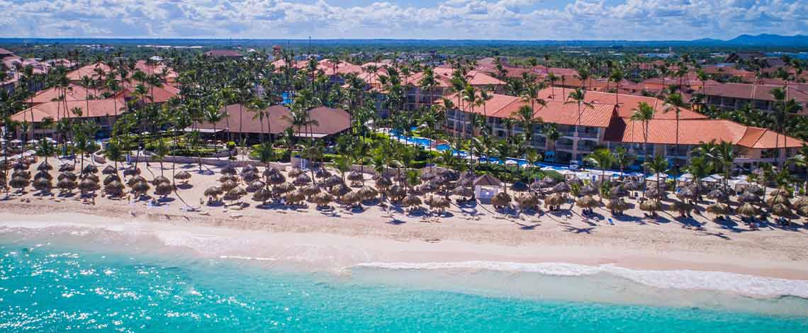 Majestic Elegance Punta Cana luxury all-inclusive resort with expansive pools, colonial architecture, and beachfront setting on Bavaro Beach.