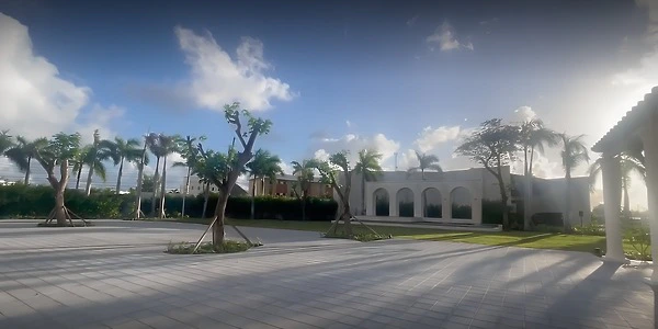 Marea Garden wedding venue at Secrets Tides Punta Cana with lush tropical ceremony setting