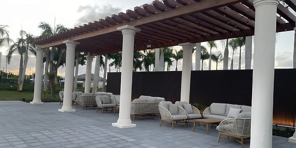 Marea Terrace wedding venue at Secrets Tides Punta Cana with elegant outdoor reception setup