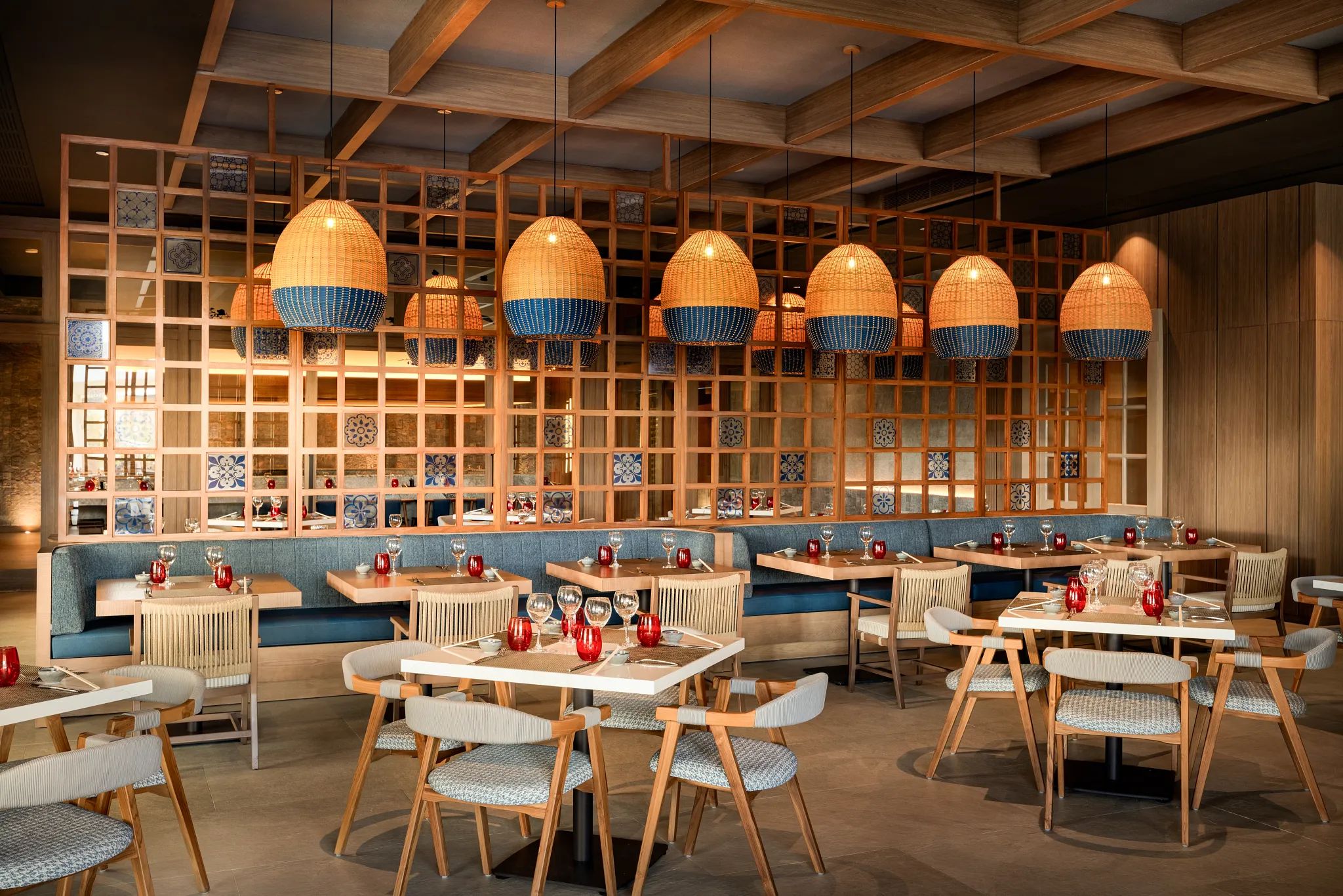 Meraki Mediterasian restaurant at Secrets Tides Punta Cana blending Mediterranean and Asian fusion cuisine