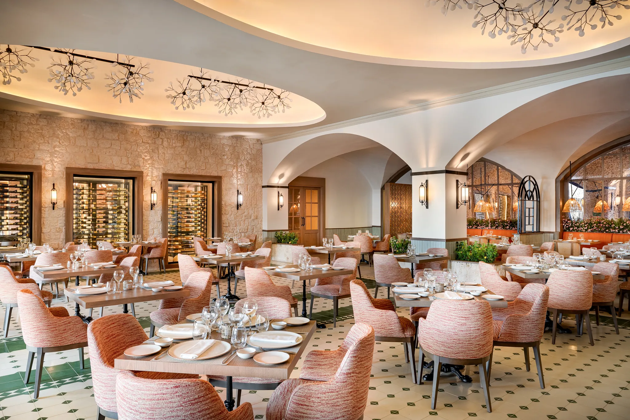 Portofino Italian restaurant at Secrets Tides Punta Cana featuring elegant dining, classic Italian dishes, and a refined evening ambiance.