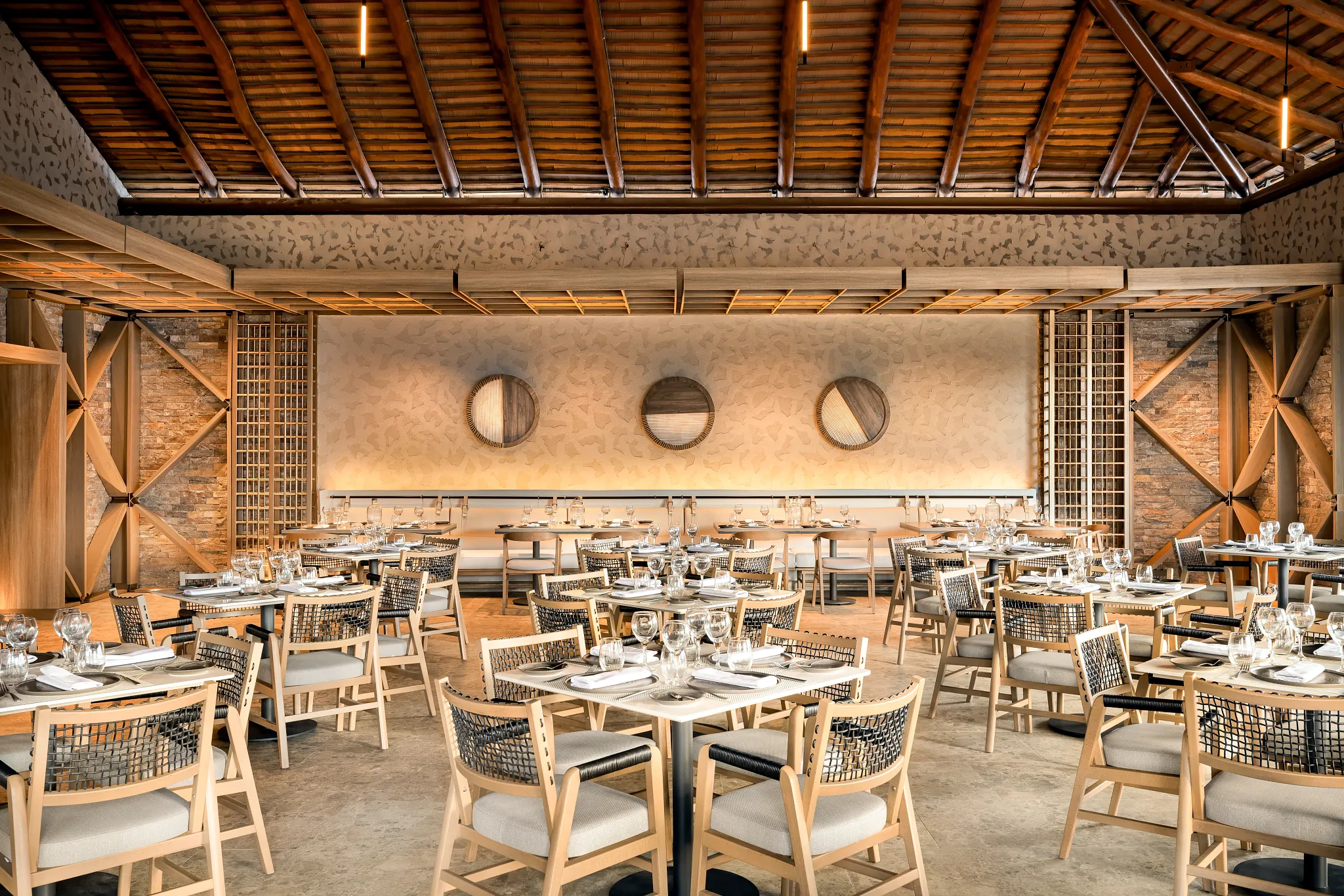 Seaside Grill at Secrets Tides Punta Cana featuring beachfront steakhouse dining with grilled specialties and ocean views.