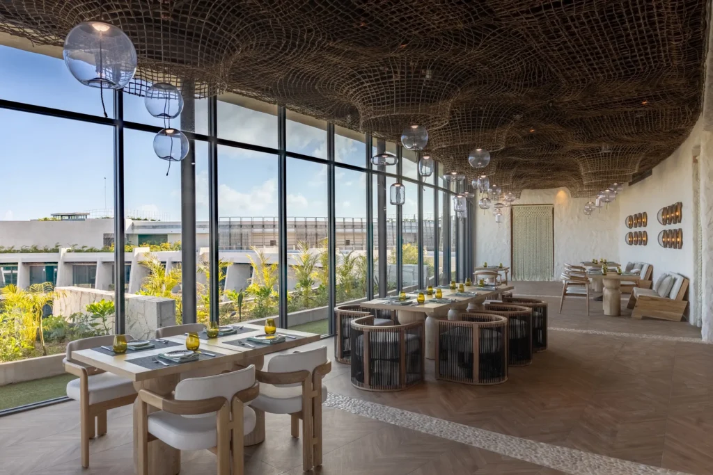 Bordeaux Restaurant at Secrets Tulum Resort & Beach Club featuring elegant French-inspired dining, sophisticated décor, and gourmet cuisine.