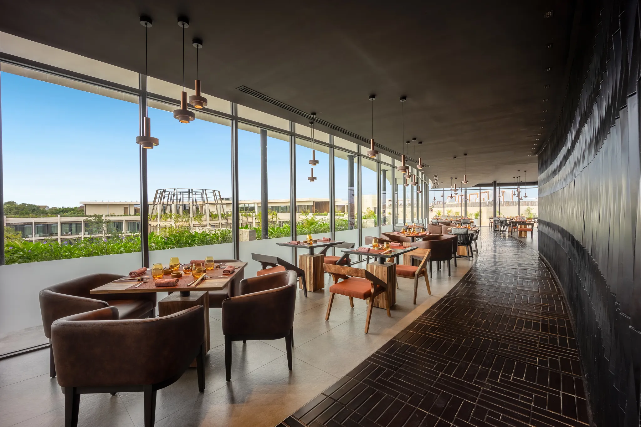Jasmine Restaurant at Secrets Tulum Resort & Beach Club featuring contemporary Asian-inspired décor, elegant dining, and authentic Pan-Asian cuisine.