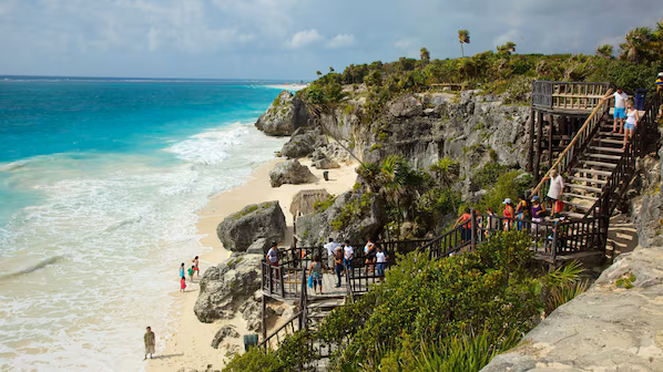 Tulum National Park near Secrets Tulum Resort & Beach Club with ancient Mayan ruins, scenic beaches, and protected coastal landscapes