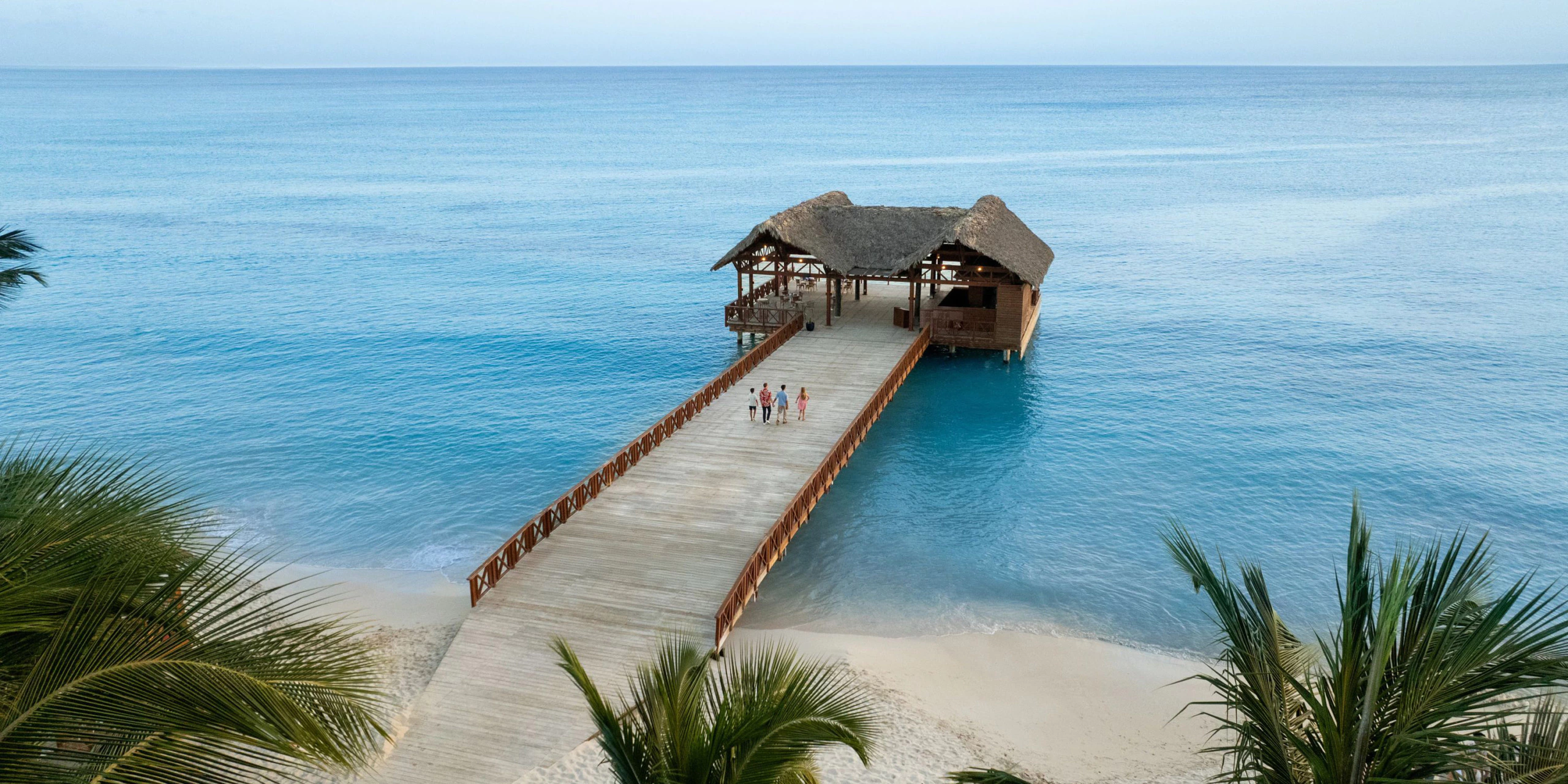 Pier venue with oceanfront ceremony setup at Sunscape Dominicus La Romana