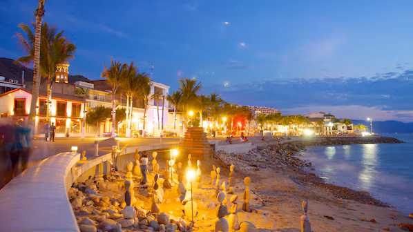 Puerto Vallarta Malecon near Sunscape Puerto Vallarta Resort & Spa with oceanfront promenade and city views