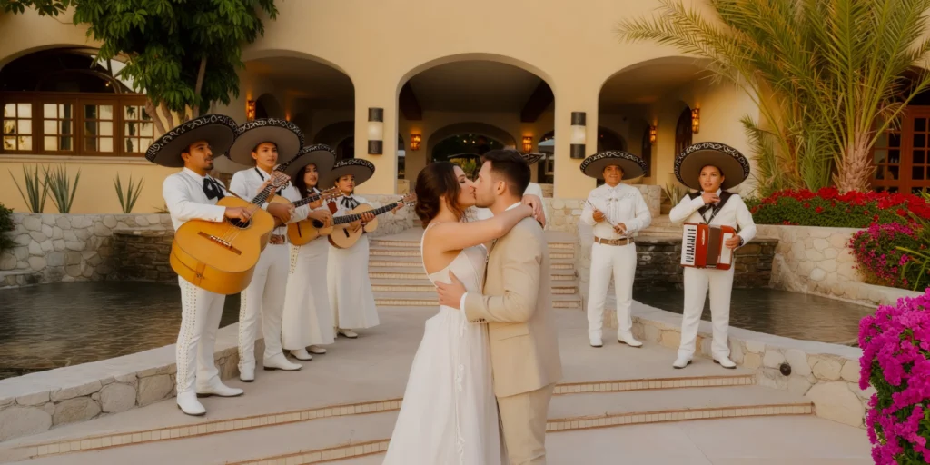 Mirror Zone reflective outdoor venue setup for weddings at Zoëtry Casa del Mar Los Cabos