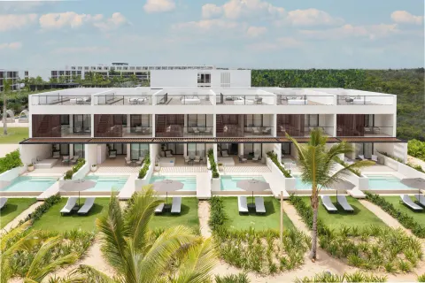 Viento Suite Ocean Front building with private pools at Live Aqua Punta Cana.