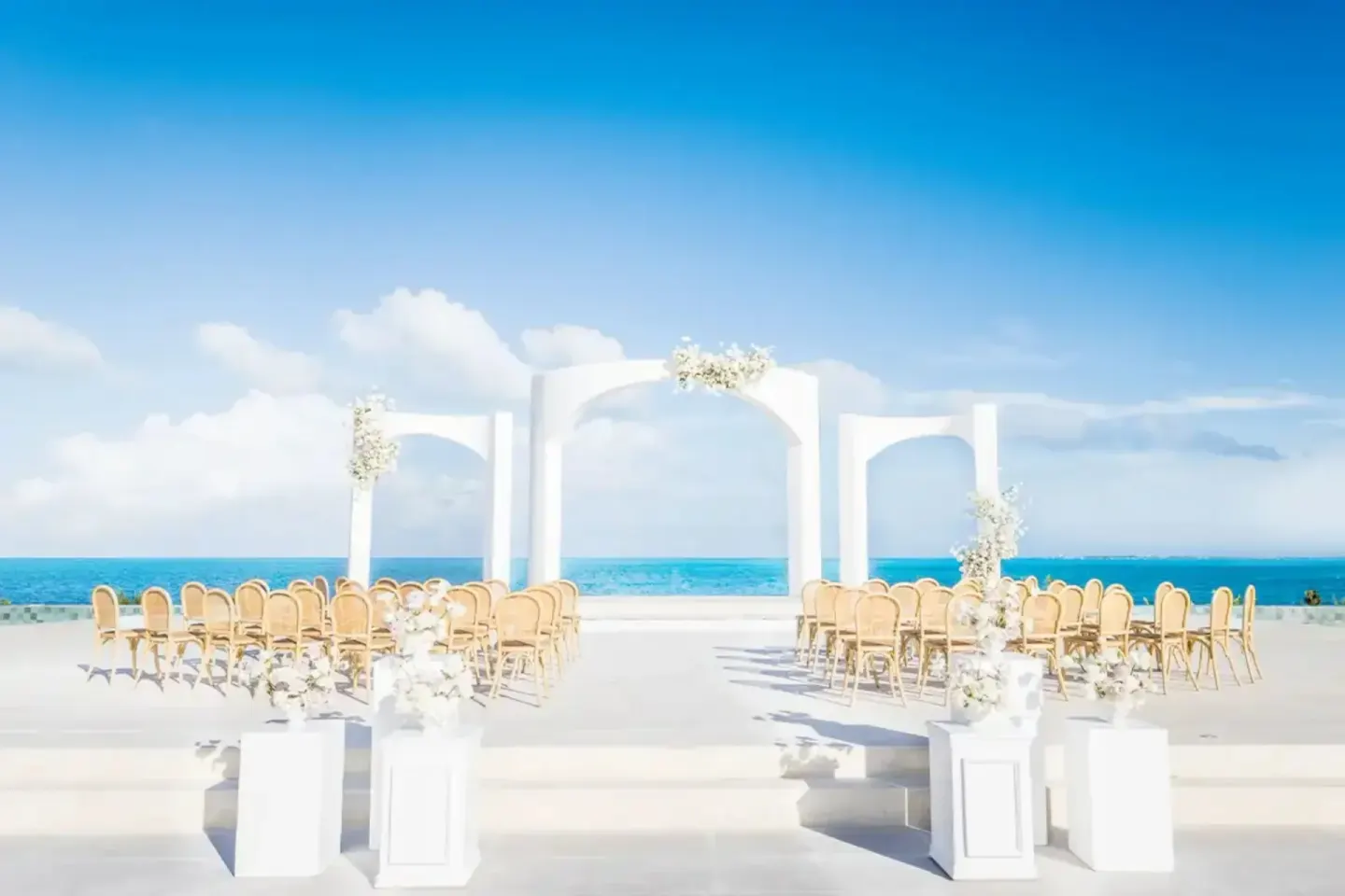 Beach Gazebo Venue at Majestic Mirage Costa Mujeres