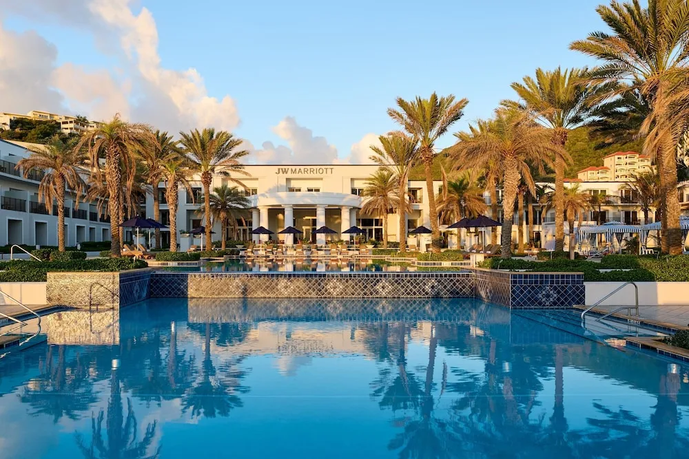 JW Marriott St Maarten beach resort with spa ocean views and refined island style