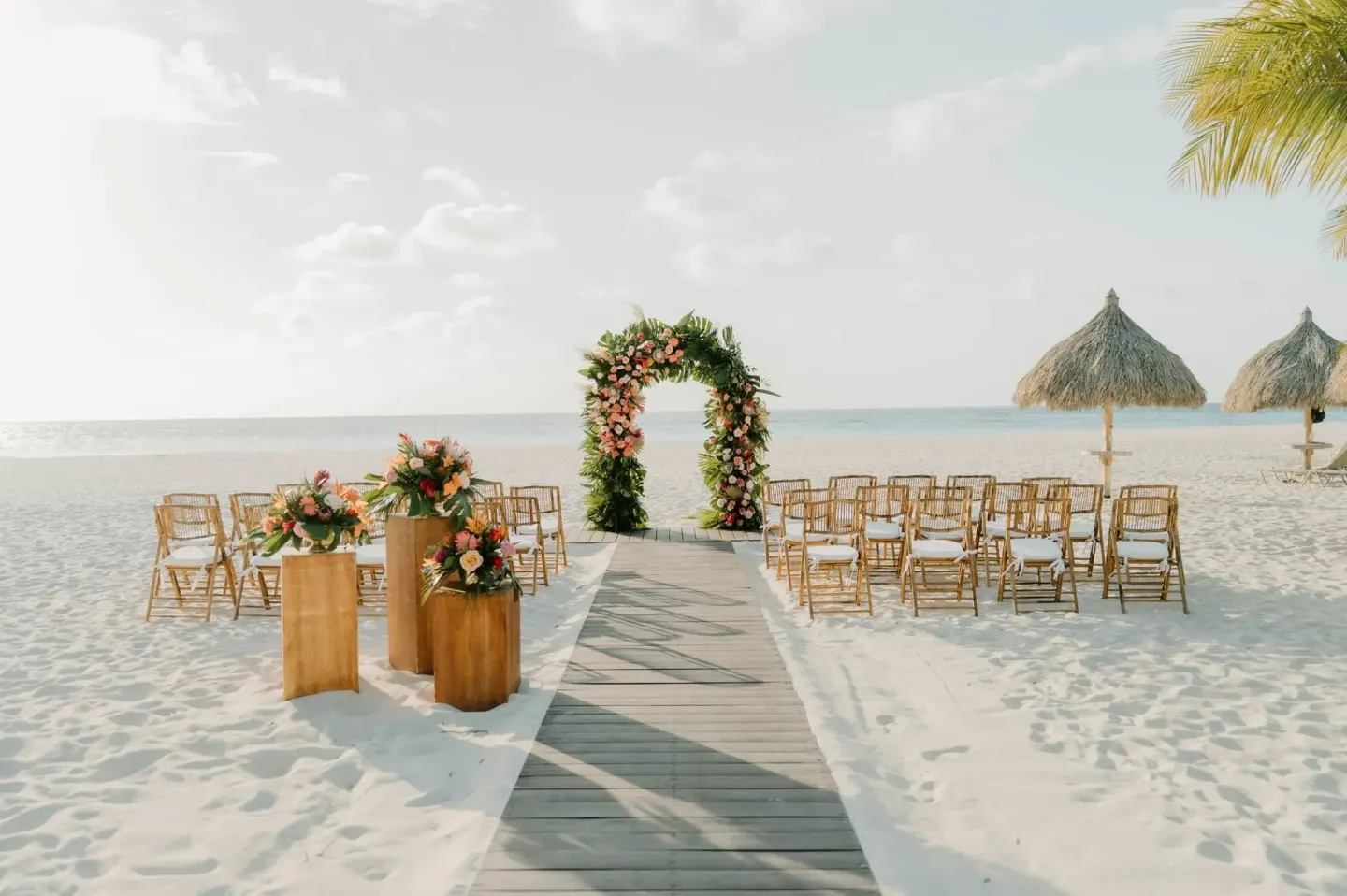 Beach Pavilion Venue at Manchebo Beach Resort and Spa