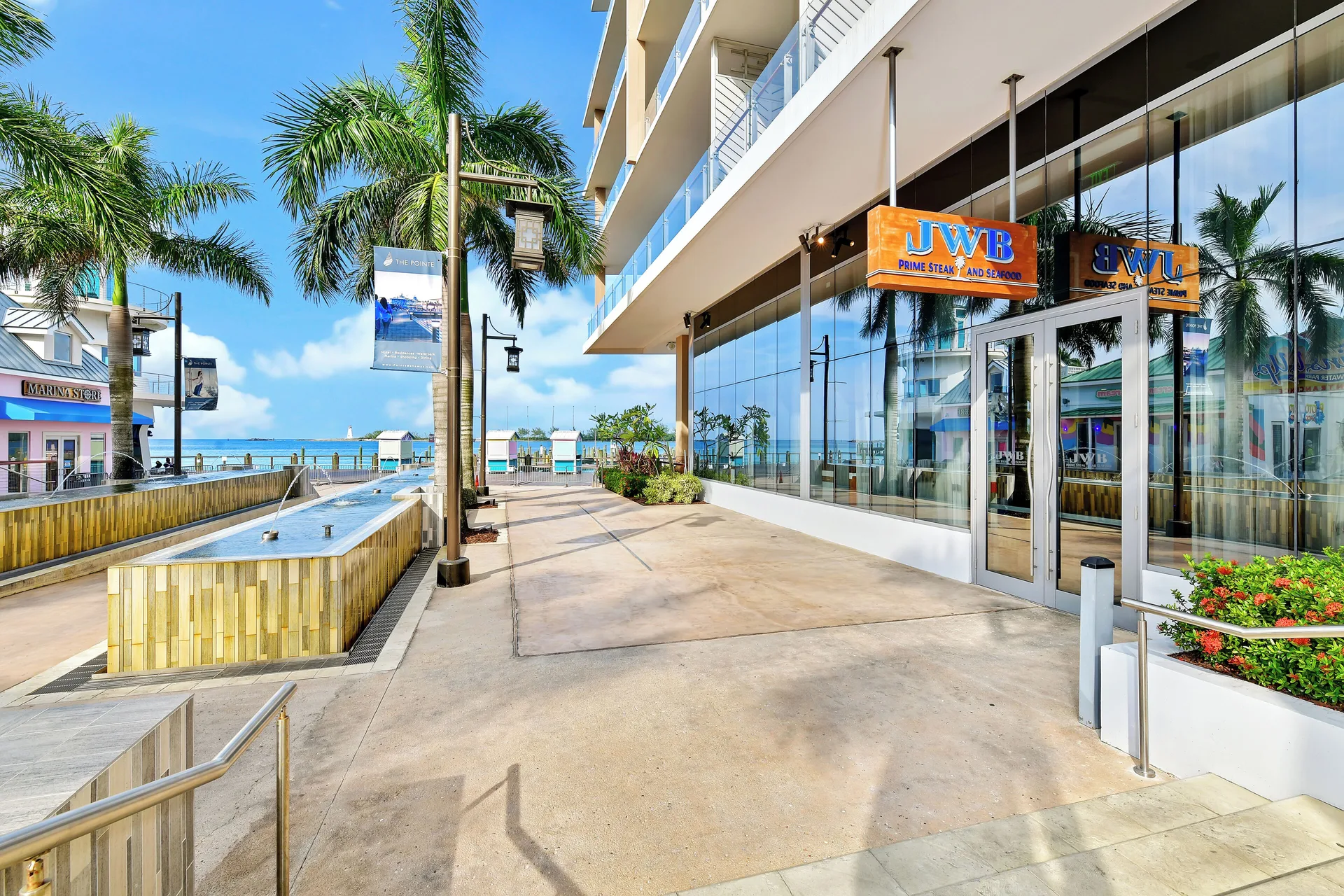 JWB Prime Steak and Seafood entrance at Margaritaville Beach Resort - Nassau.