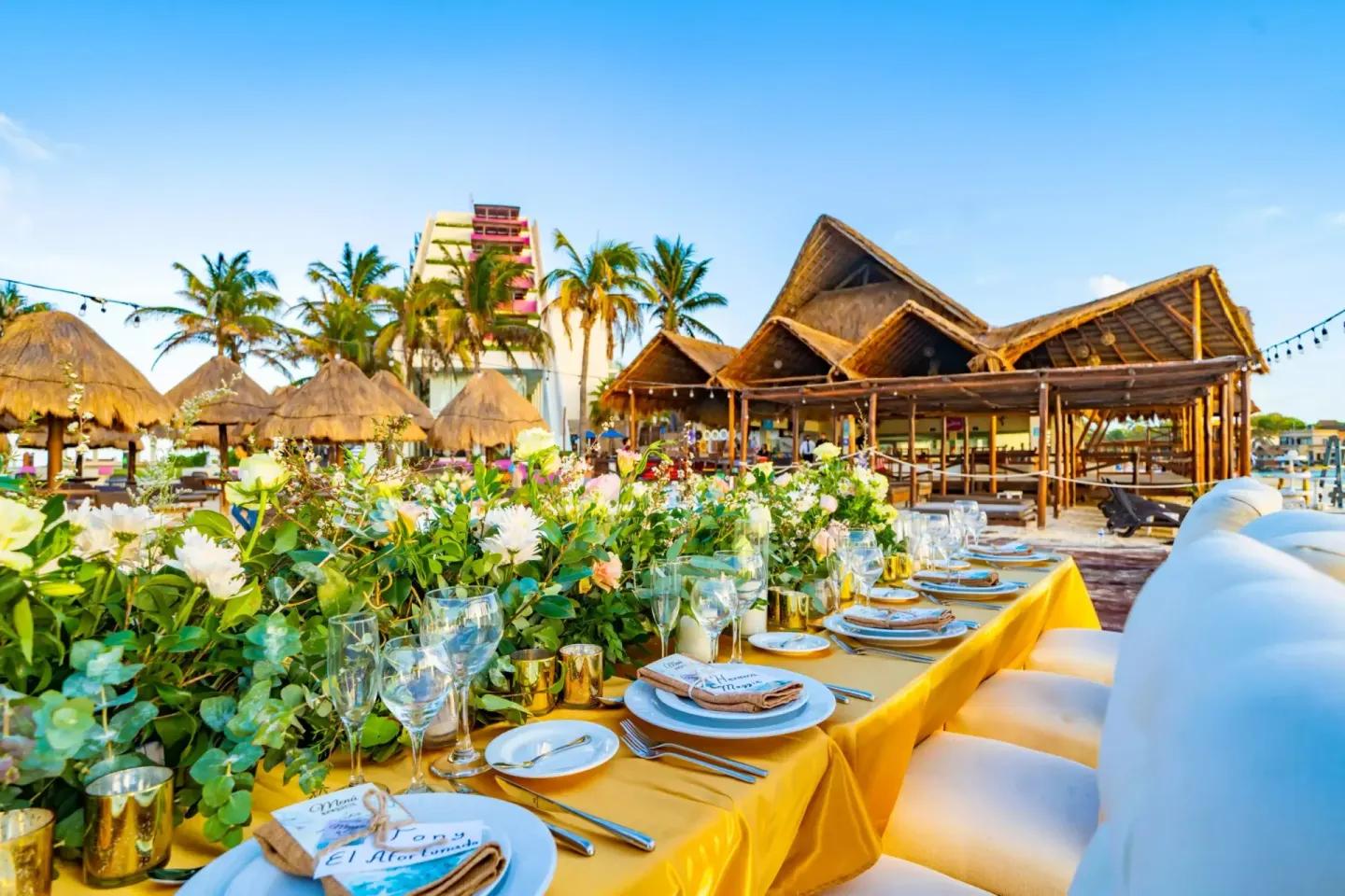 Oceanfront Garden Venue at Mia Reef Isla Mujeres