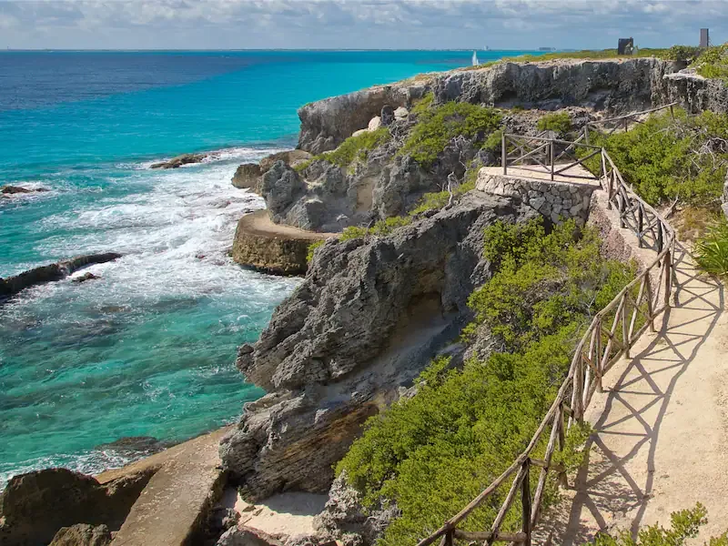 West Coast Of Isla Mujeres National Park 1 Min Walk