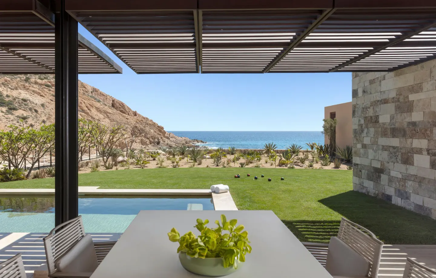 Ocean View Two Bedroom Suite with Pool terrace and sea view at Montage Los Cabos.