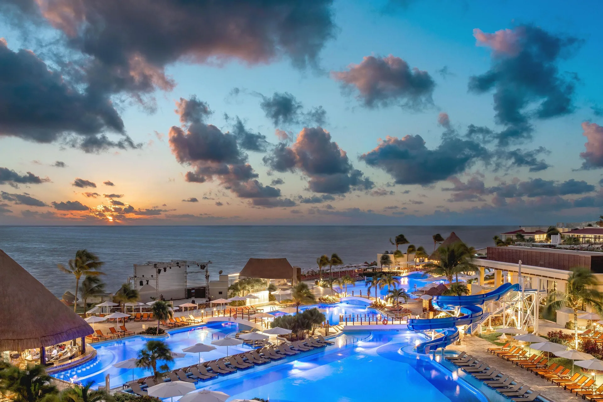 Moon Palace The Grand Cancun all-inclusive family resort with shared Moon Palace The Grand Cancun amenities and beachfront pools