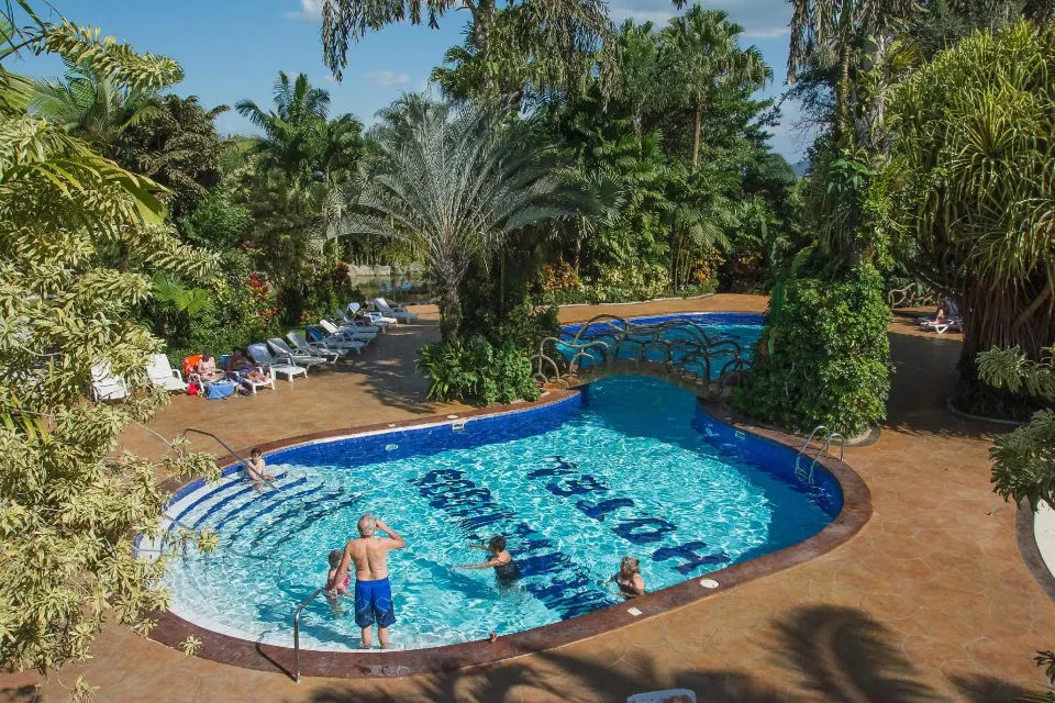 Arenal Paraiso Hotel Resort and Spa established Arenal resort with thermal pools and volcano-facing gardens in La Fortuna, Costa Rica.