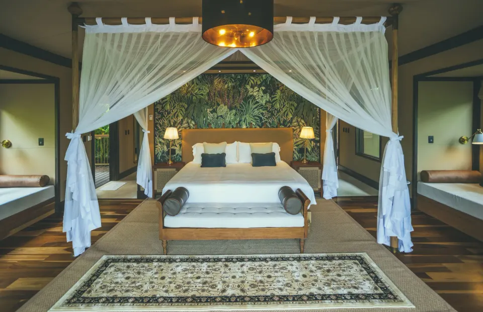 Nayara Tented Camp ultra-luxury tented rainforest camp with elevated canvas accommodations in La Fortuna, Costa Rica.
