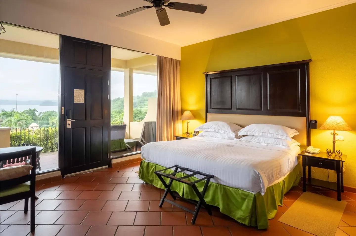 Premium Level Luxury king room with balcony and water view at Occidental Papagayo.