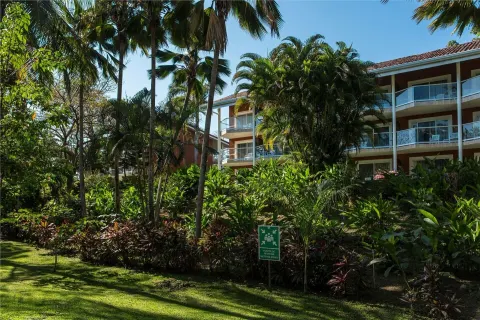 Exterior of Superior Room balconies amid tropical gardens at Occidental Tamarindo.