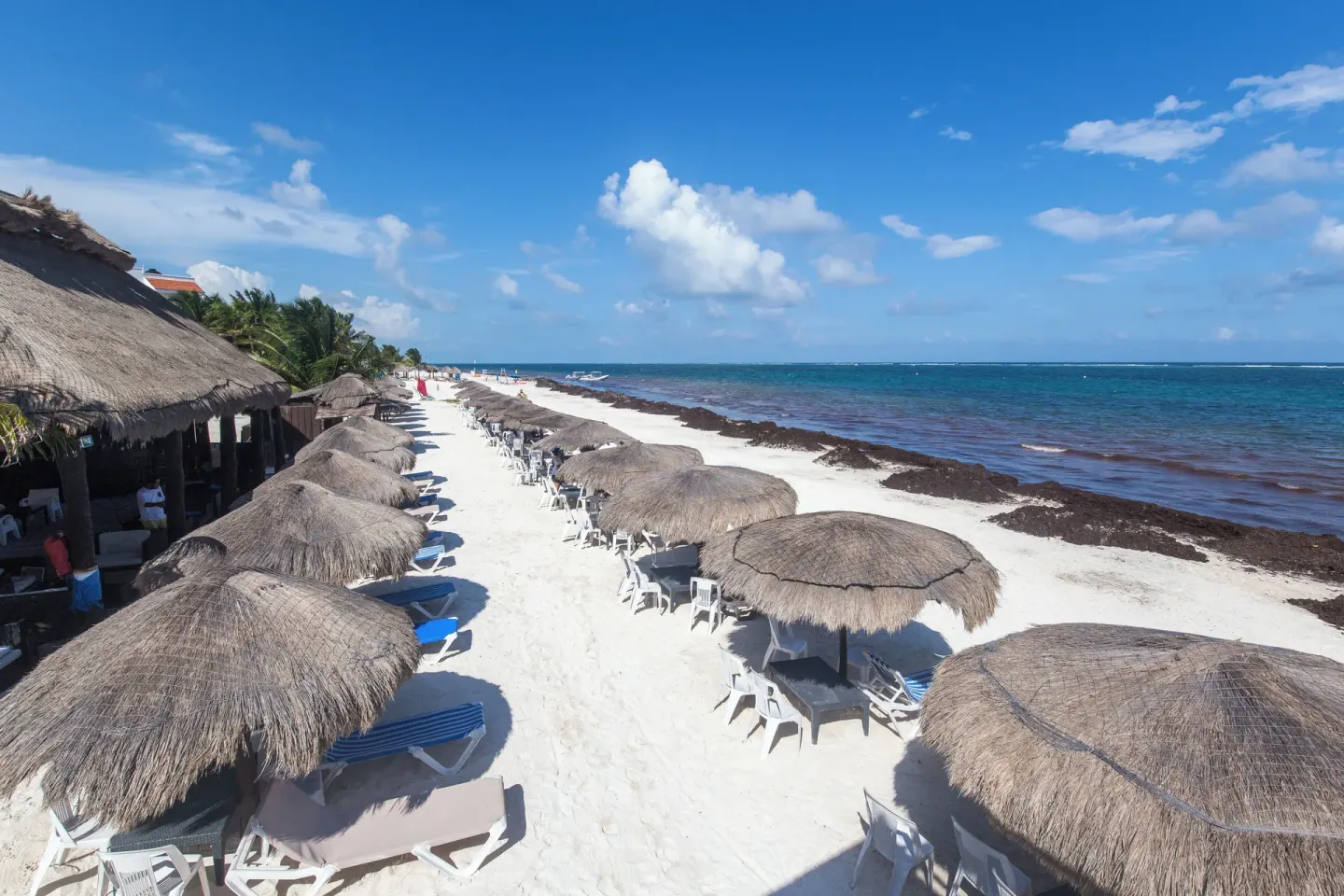 Ojo De Agua Beach Playa Azul Puerto Morelos Town Beach 16 Min Walk