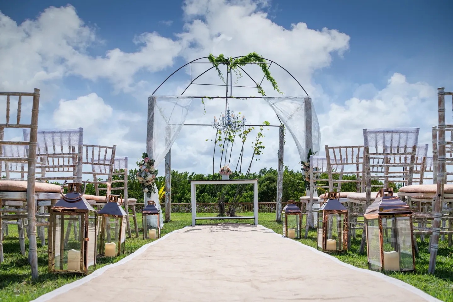 Gazebo Venue at Ocean El Faro Resort