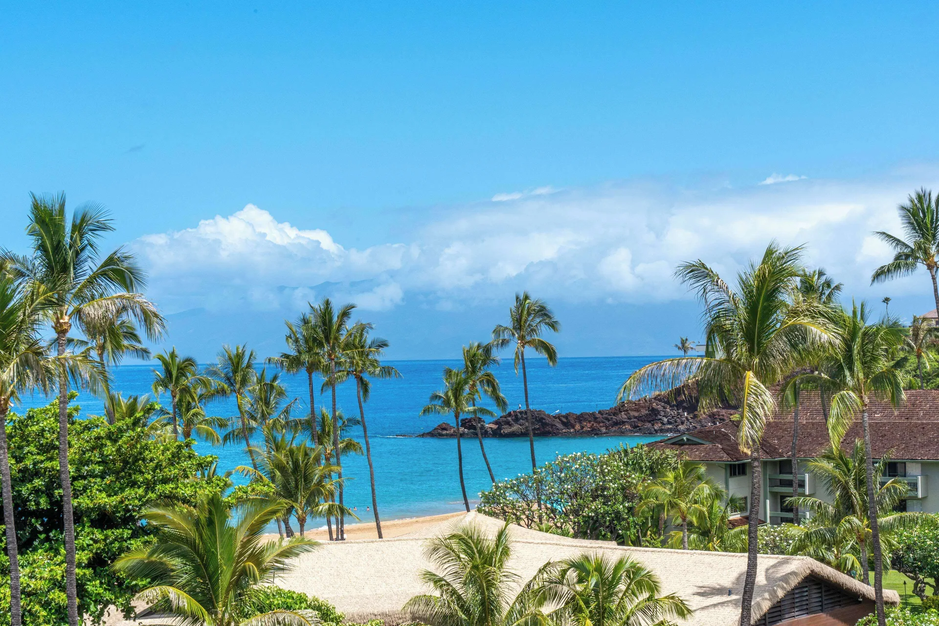 Close ocean view from a Premium Room at Outrigger Kaanapali Beach Resort.