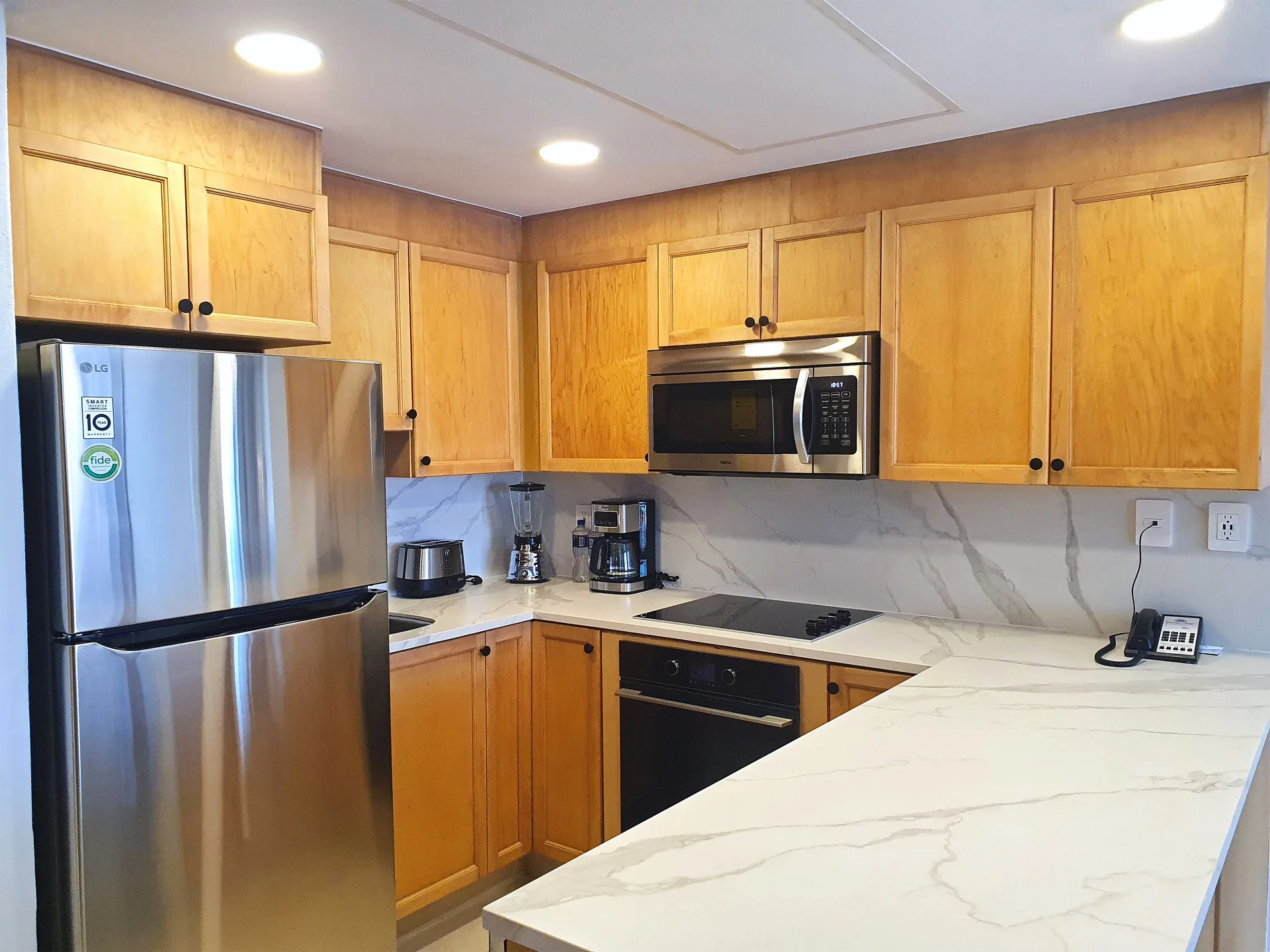 Kitchen in the 2 Bedroom Superior Suite Coba at Paradise Village Beach Resort and Spa.