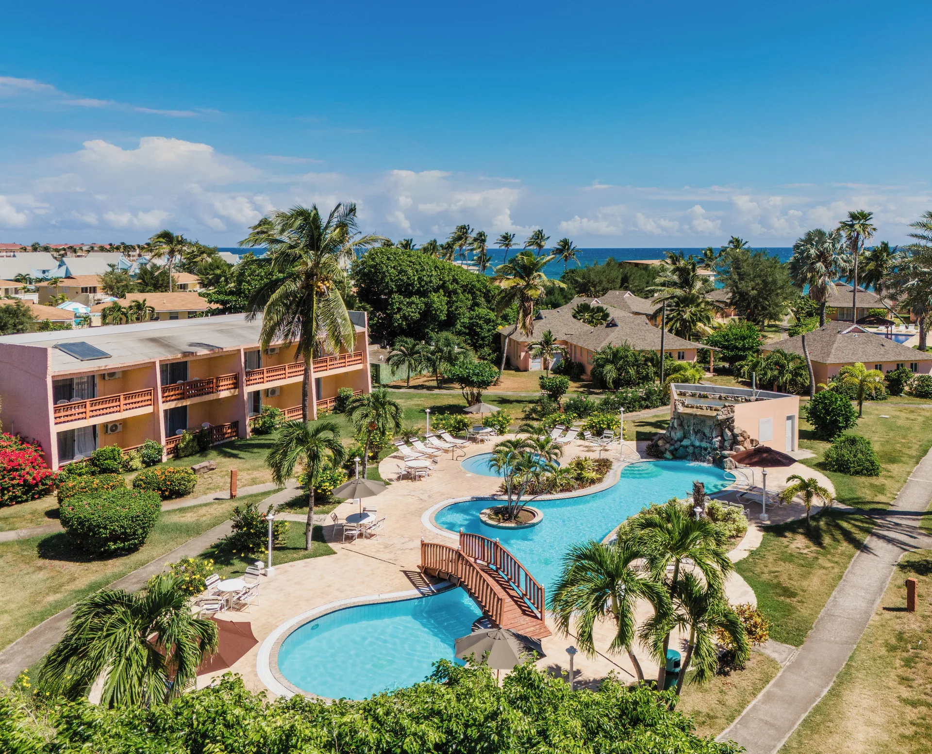 Sugar Bay Club Suites and Hotel casual Frigate Bay property with suites gardens and pools