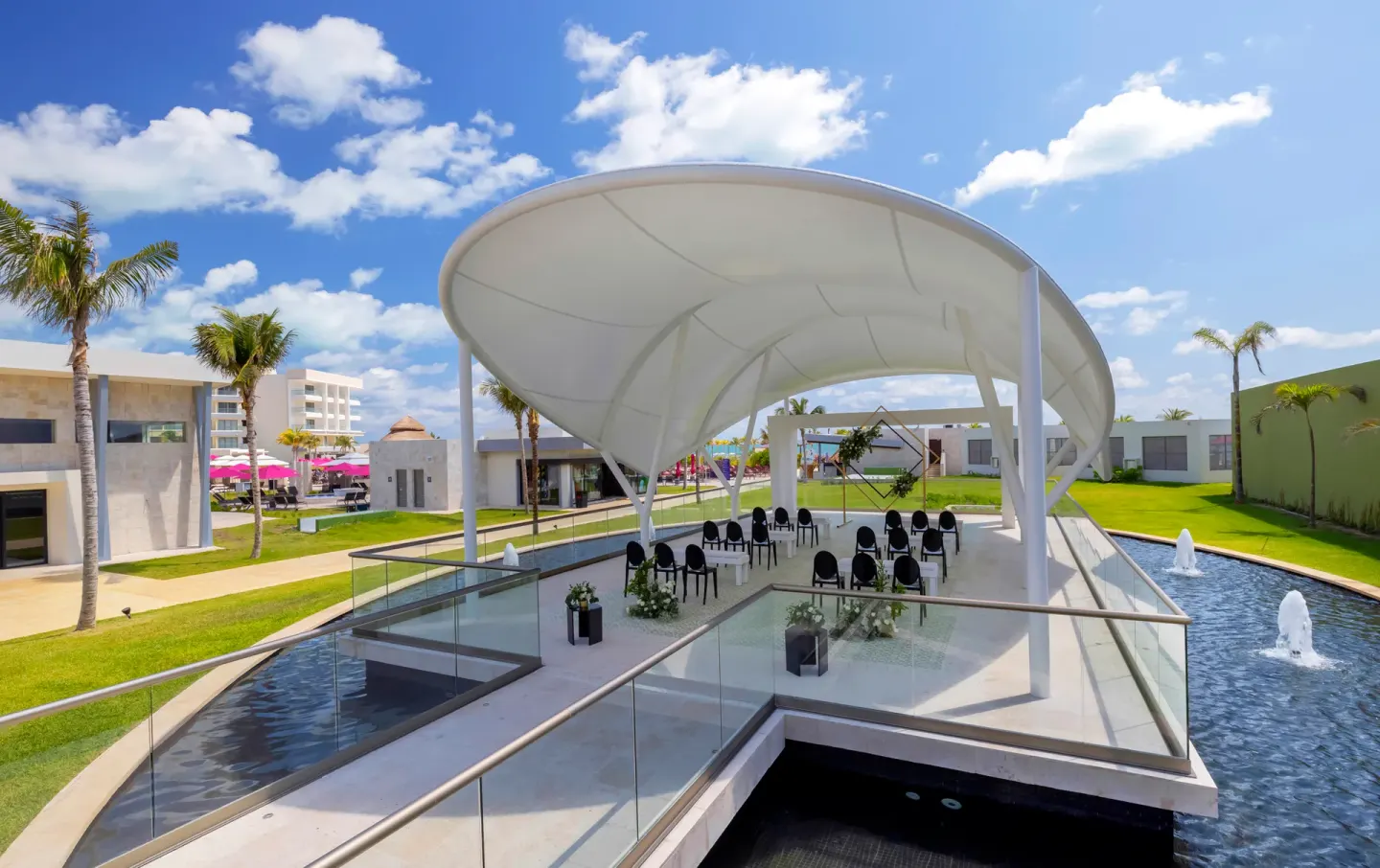 Palm Pavilion 1 (outdoor) Venue at Planet Hollywood Cancun