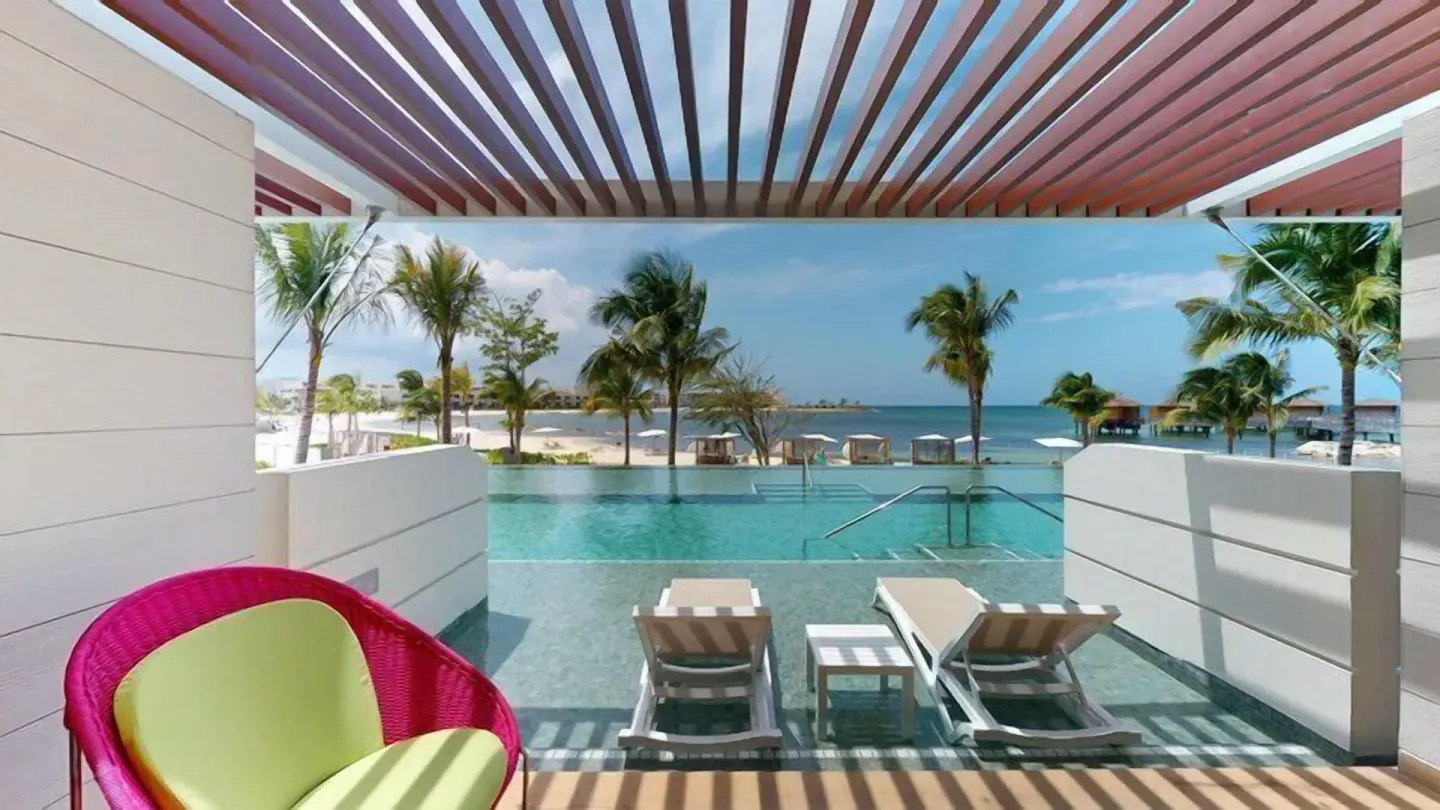 Swim-out terrace with pool access at Princess Senses The Mangrove Resort.