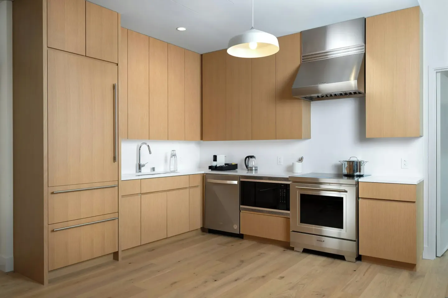 Full kitchen in the Alani Penthouse suite at Renaissance Honolulu Hotel & Spa.