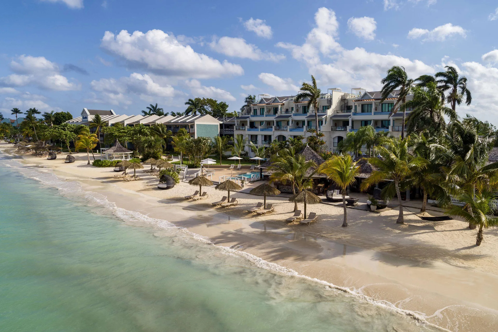 Sandals Negril couples-only all-inclusive resort with Seven Mile Beach setting and beachfront pools