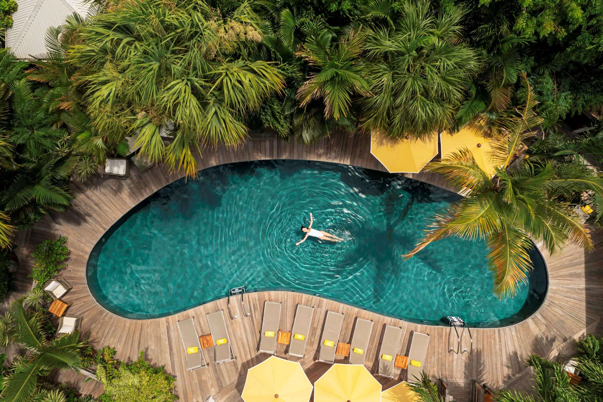 GYP SEA Saint Barth bohemian luxury boutique hotel with laid-back Caribbean style and intimate beach setting.