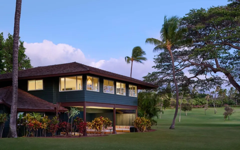 Two-story bungalow building on the grounds at Royal Lahaina Resort & Bungalows.