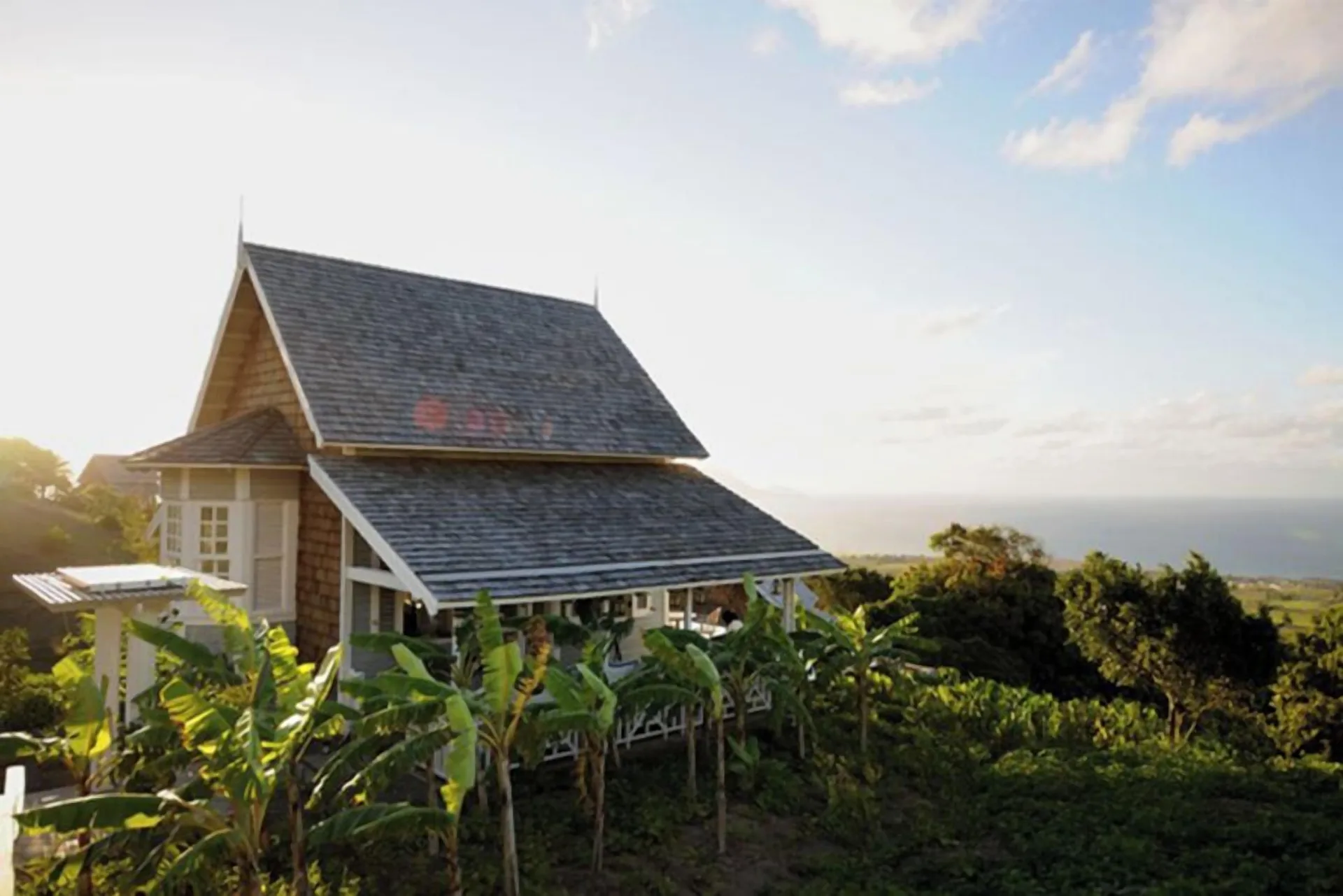 Belle Mont Sanctuary Resort hillside St. Kitts retreat with villas, rainforest scenery, and views