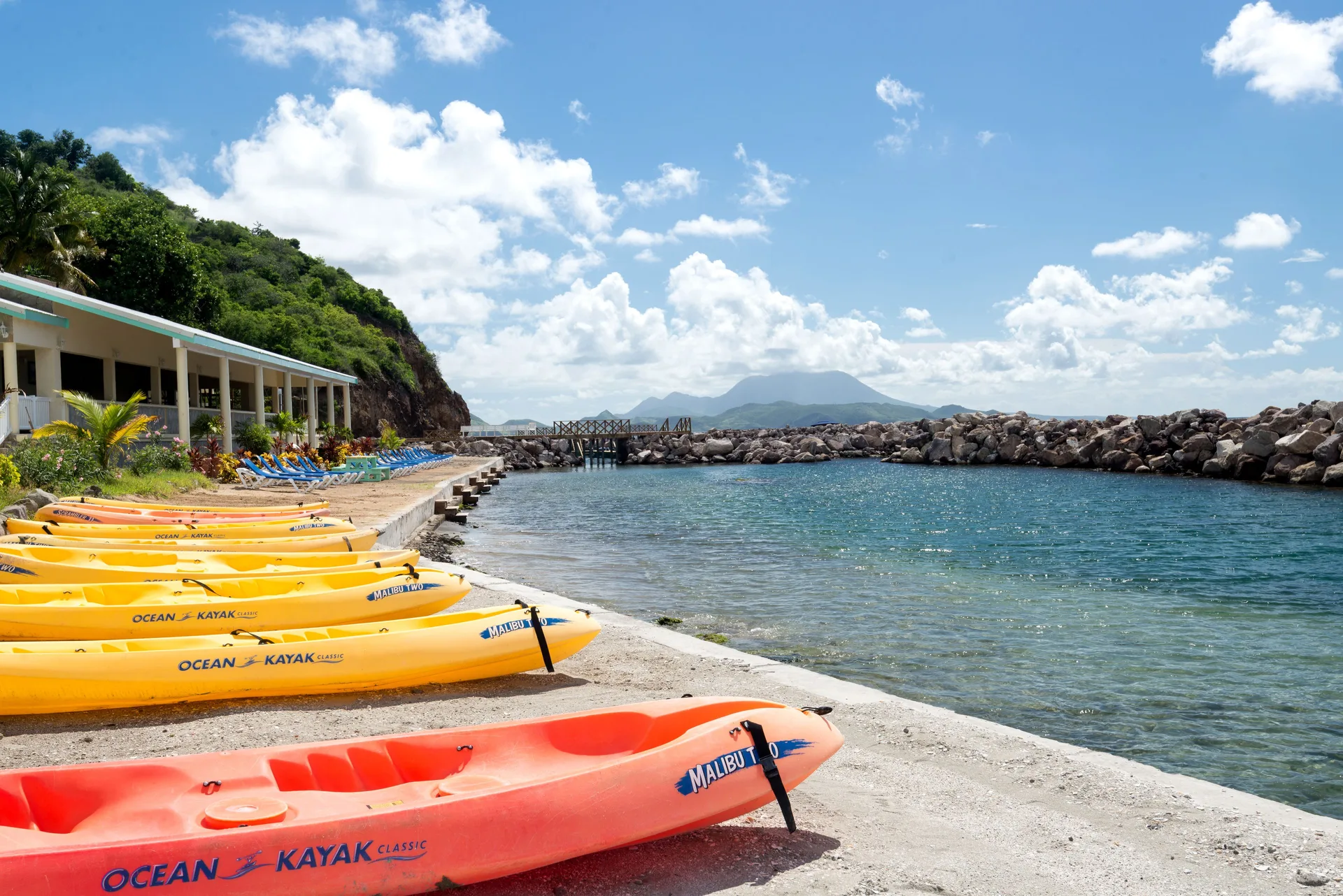 Bird Rock Beach Hotel casual St. Kitts seaside hotel with ocean views and relaxed setting