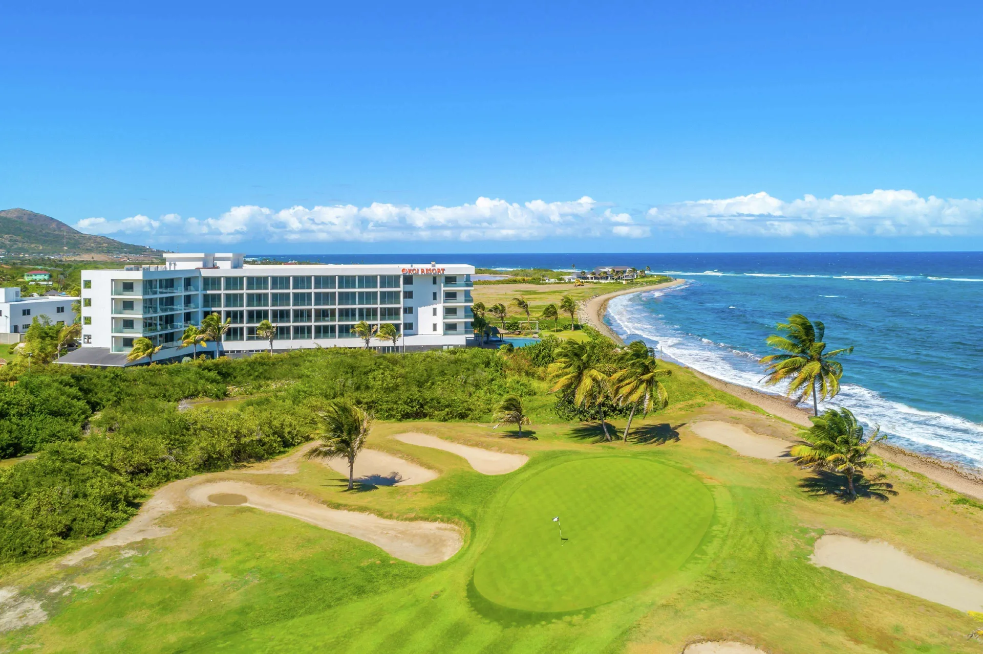Koi Resort Saint Kitts, Curio Collection modern oceanfront resort with stylish rooms and pool