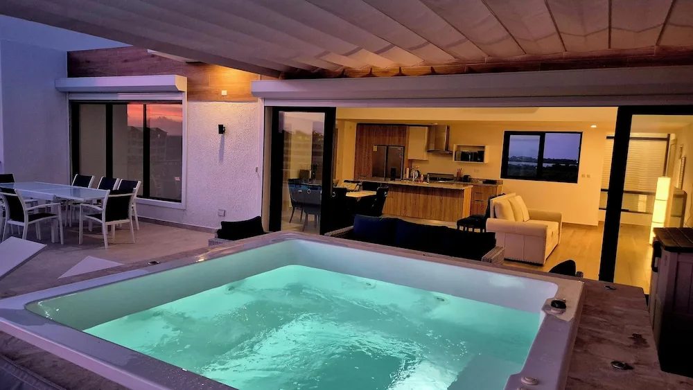 Luxury Beach Penthouse Jacuzzi and Lagoon View Punta Cana penthouse with terrace and views